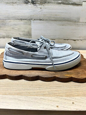 Sperry Authentic Original 2-Eye Men's Boat Shoes Gray US 9.5